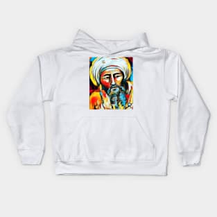 Averroes Abstract Portrait | Averroes Artwork 2 Kids Hoodie